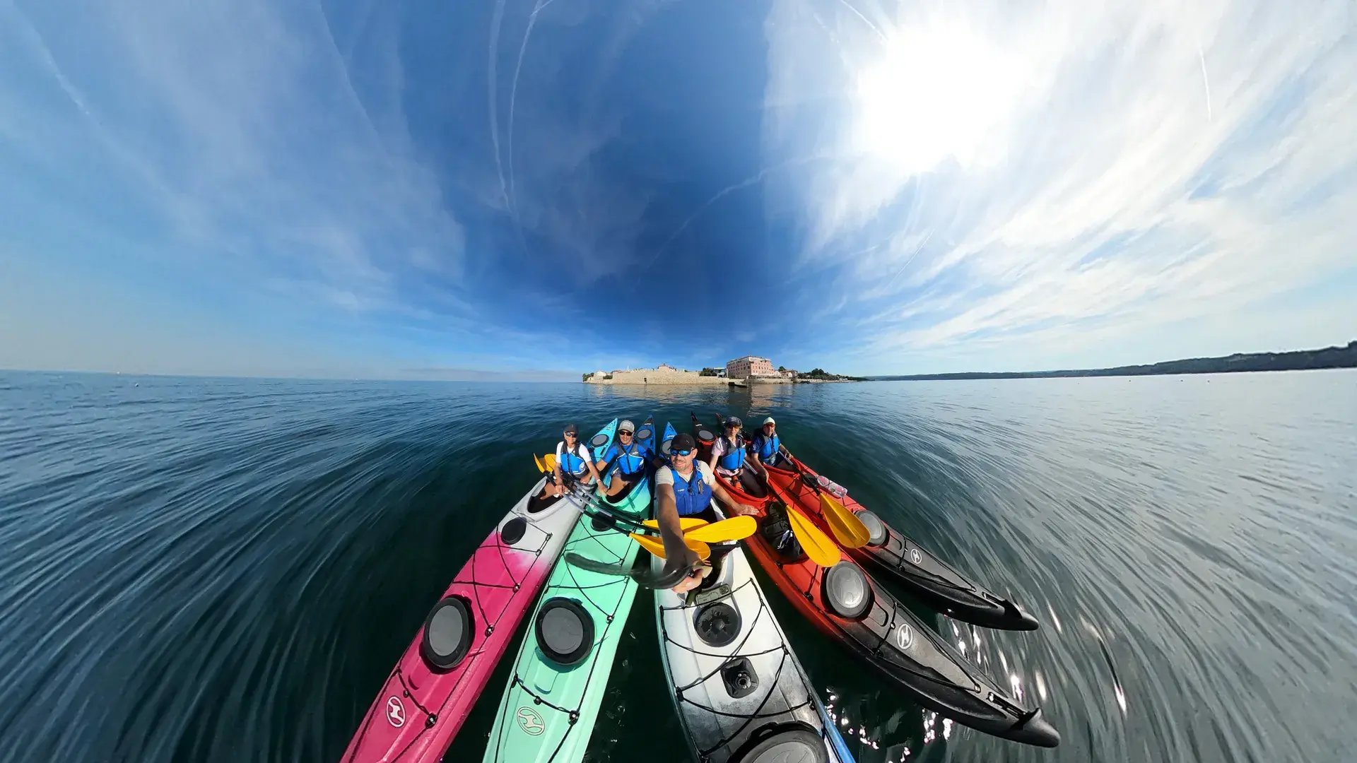 Adriai Tengeri Kajaksuli – Első evezések a tengeren  - 1