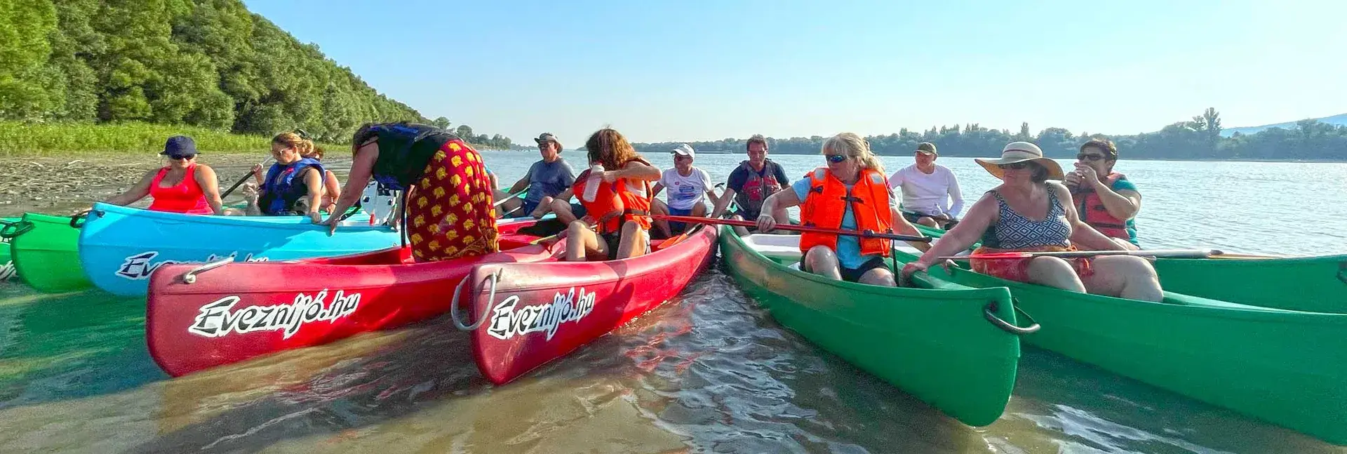 Nagymarosi sziget kerülgetés + Szigetcsúcs - Senior kenutúra - 1